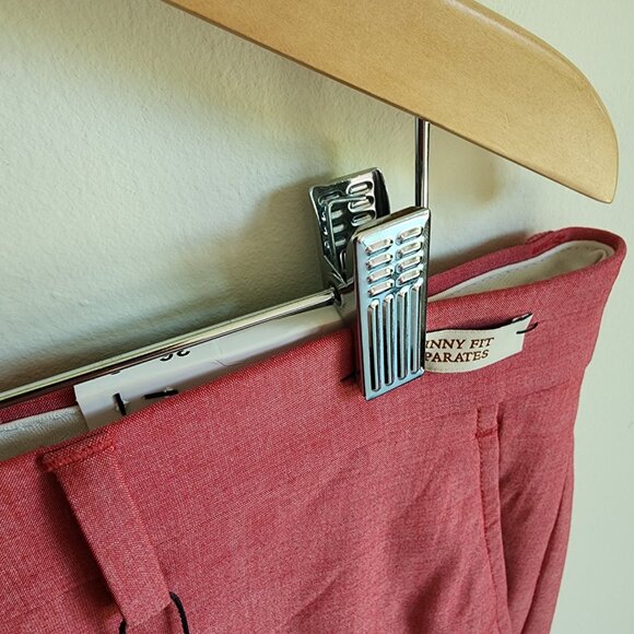 36x34 Rose Pink Pants New Jos A Bank Skinny Fit Pant Polyester Nwt Mens Magenta - Picture 5 of 17